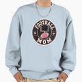 Football Mom Badge Sweatshirt - Unique Graphic Men Women - T-Shirt, Sweatshirt, Hoodie