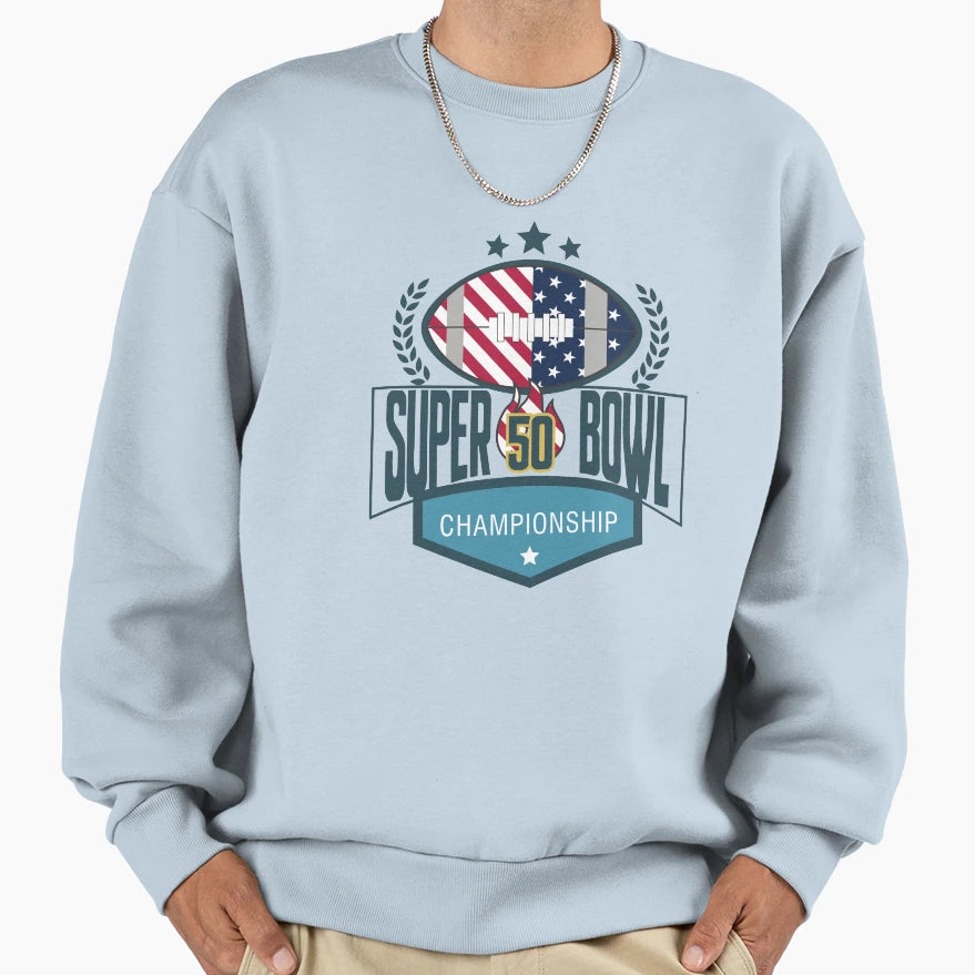 Super Bowl Champ Super Bowl 50 T-Shirt - Custom Art Print Men Women - T-Shirt, Sweatshirt, Hoodie