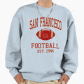 San Francisco Football Sweatshirt - Unique Graphic Men Women - T-Shirt, Sweatshirt, Hoodie