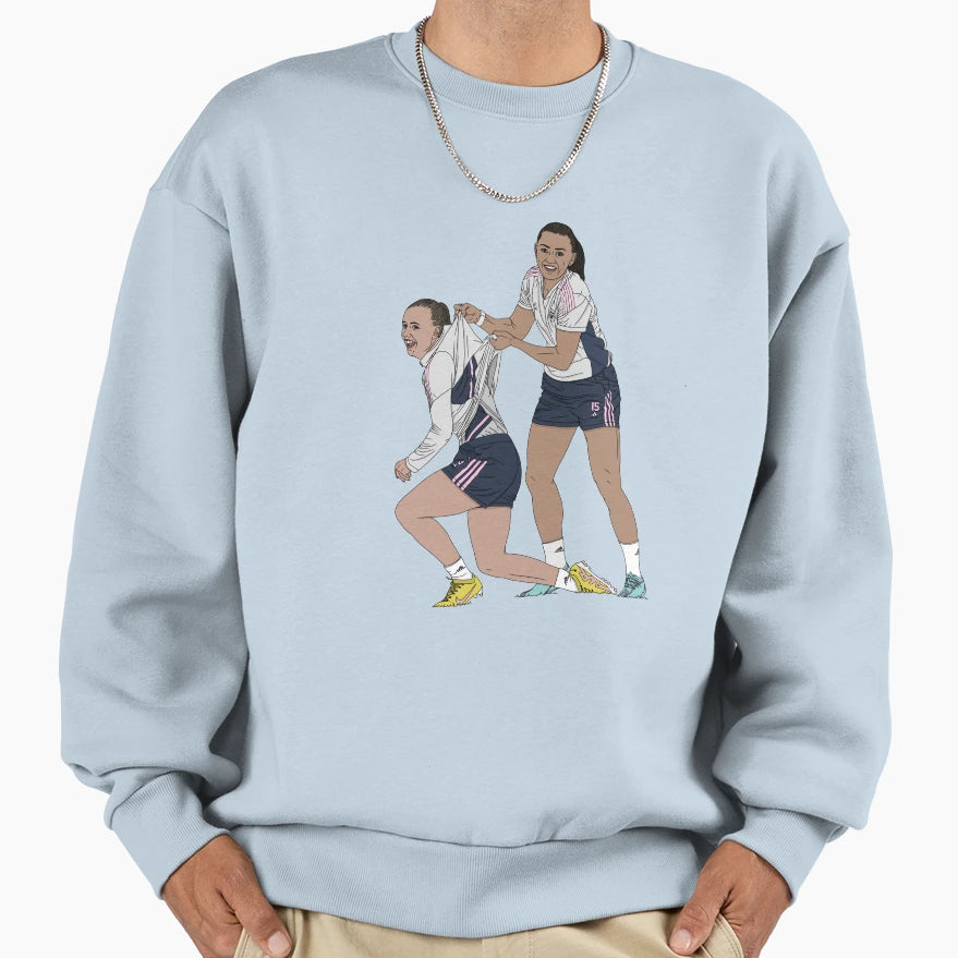 Beth Mead And Katie Mccabe Sweatshirt - Custom Art Print for Adults - T-Shirt, Sweatshirt, Hoodie