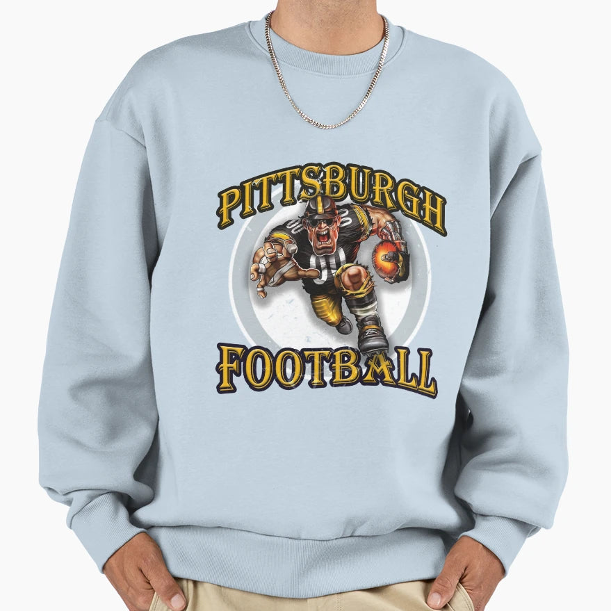 Pittsburgh Football Sweatshirt - Streetwear Style for Adults - T-Shirt, Sweatshirt, Hoodie