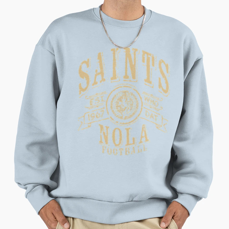 Art New Orleans Saints Sweatshirt - Casual Everyday Wear for Adults - T-Shirt, Sweatshirt, Hoodie