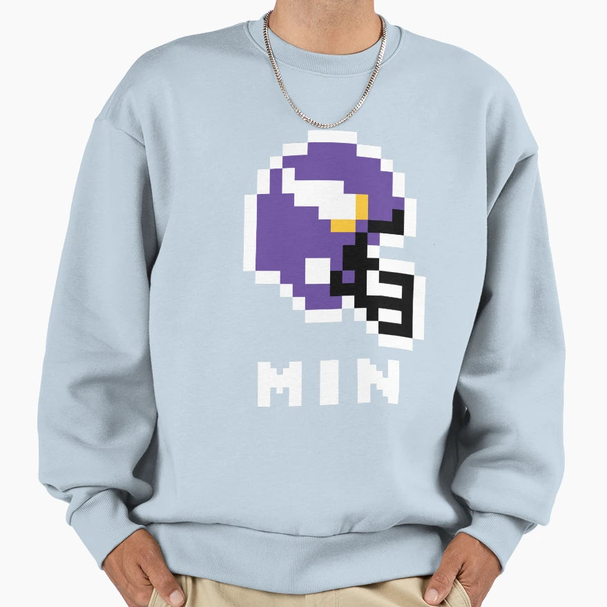 Minnesota Vikings Tecmo Super Bowl Sweatshirt - Unique Graphic for Adults - T-Shirt, Sweatshirt, Hoodie