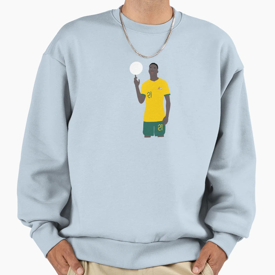 Garang Kuol Socceroos Sweatshirt - Unique Graphic Men Women - T-Shirt, Sweatshirt, Hoodie