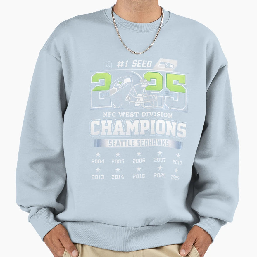 Seattleseahawksnfcchampions Sweatshirt - Streetwear Style Men Women - T-Shirt, Sweatshirt, Hoodie
