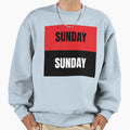Sunday Pattern Red And Black Daily Sweatshirt - Streetwear Style Men Women - T-Shirt, Sweatshirt, Hoodie