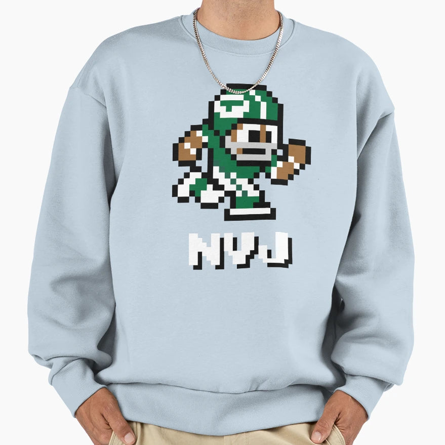 New York Jets Tecmo Super Bowl Sweatshirt - Aesthetic Graphic for Adults - T-Shirt, Sweatshirt, Hoodie
