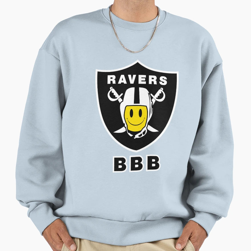 Ravers Bbb Sweatshirt - Custom Art Print for Adults - T-Shirt, Sweatshirt, Hoodie