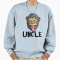 Monkey Uncle Chimpanzee Sweatshirt - Aesthetic Graphic for Adults - T-Shirt, Sweatshirt, Hoodie