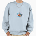 Cartoon Football Simple Gridiron Sweatshirt - Aesthetic Graphic Men Women - T-Shirt, Sweatshirt, Hoodie