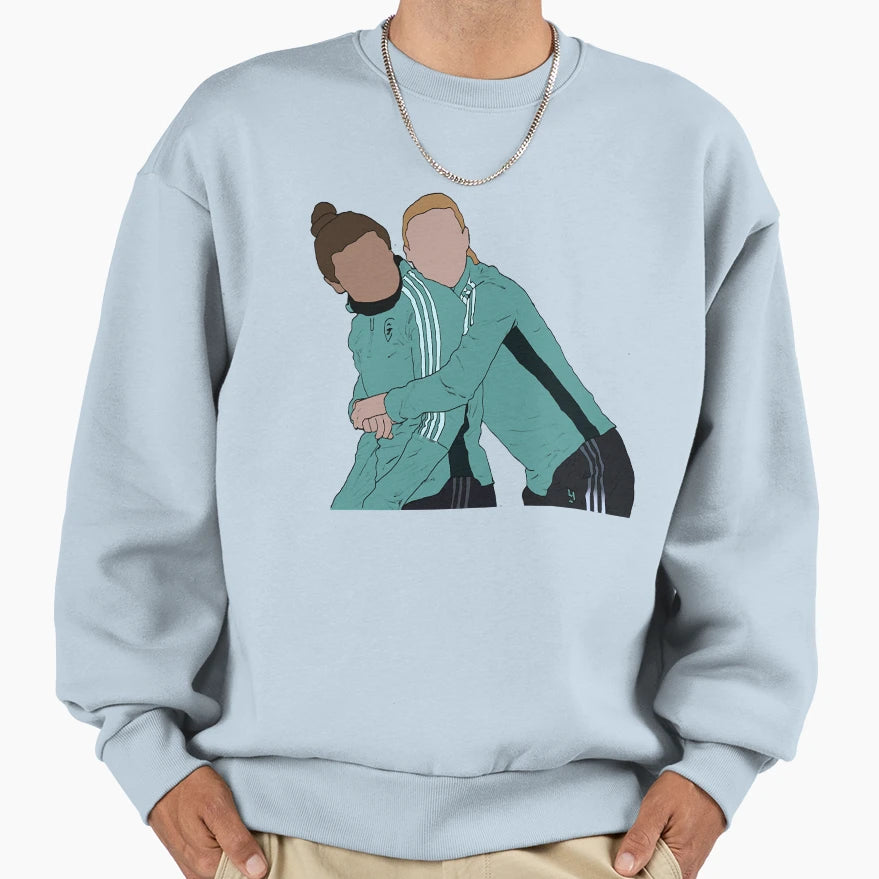 Beth And Kim Sweatshirt - Custom Art Print Men Women - T-Shirt, Sweatshirt, Hoodie