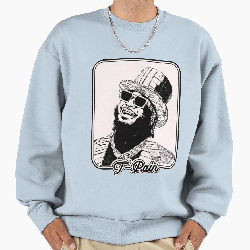 Tpain Sweatshirt - Casual Everyday Wear for Adults - T-Shirt, Sweatshirt, Hoodie