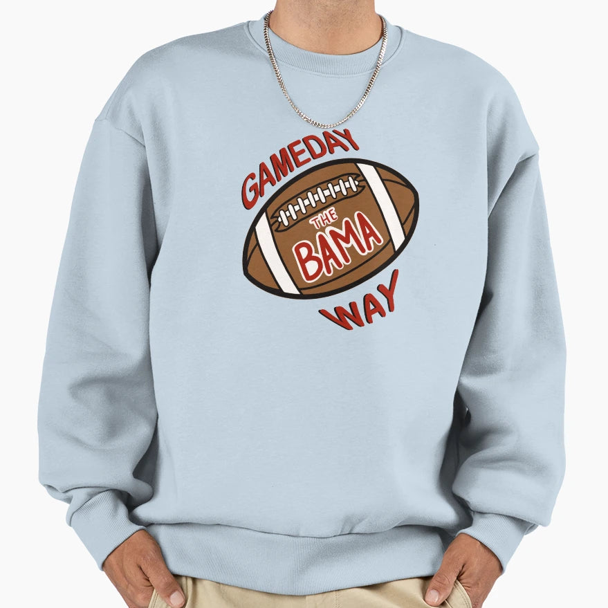 Gameday Football Sweatshirt - Fun Novelty Design for Adults - T-Shirt, Sweatshirt, Hoodie