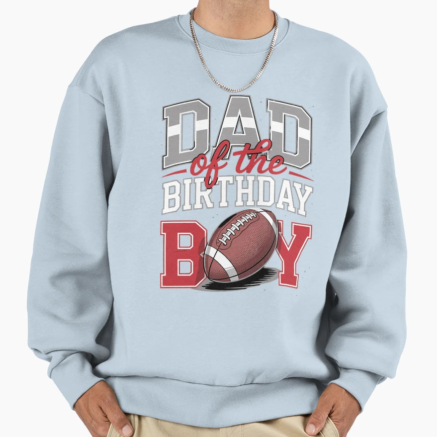 Dad Football Birthday Family Baller B T-Shirt - Graphic Print for Adults - T-Shirt, Sweatshirt, Hoodie