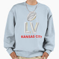 Super Bowl Lv Kansas City Sweatshirt - Fun Novelty Design for Adults - T-Shirt, Sweatshirt, Hoodie