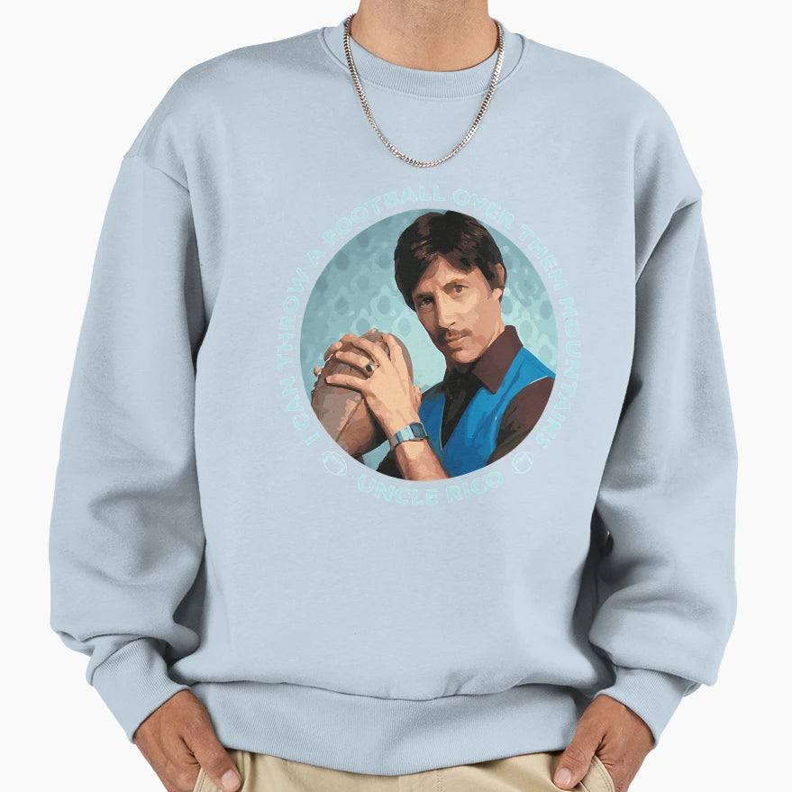 Napoleon Dynamite Uncle Rico Sweatshirt - Fun Novelty Design Men Women - T-Shirt, Sweatshirt, Hoodie