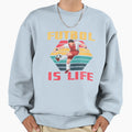 Mens Best Futbol Is Life Soccer Sweatshirt - Trendy Graphic Men Women - T-Shirt, Sweatshirt, Hoodie