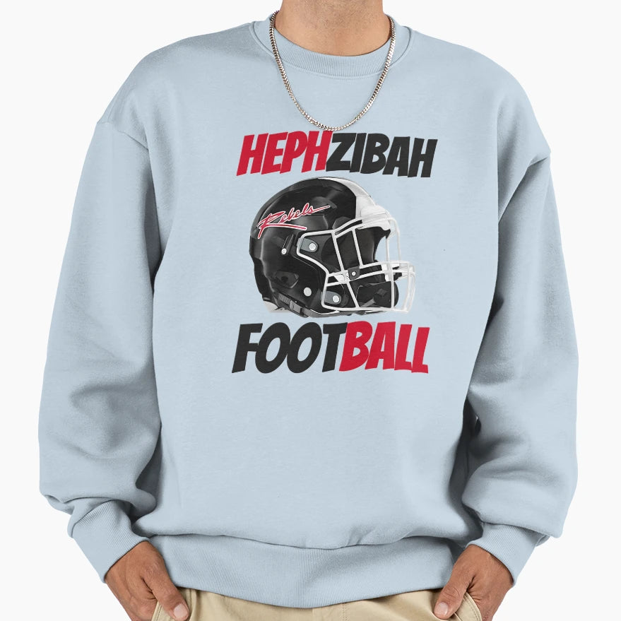 Hephzibah Rebels Football 24 V1 Sweatshirt - Minimalist Print Unisex - T-Shirt, Sweatshirt, Hoodie