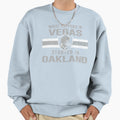 What Happens Vegas Started Oakland Sweatshirt - Graphic Print Men Women - T-Shirt, Sweatshirt, Hoodie
