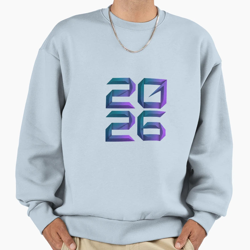 Minimalist Geometric 2026 Modern T-Shirt - Unique Graphic Unisex - T-Shirt, Sweatshirt, Hoodie