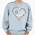 Leopard Heart Soccer Grandma T-Shirt - Minimalist Print Unisex - T-Shirt, Sweatshirt, Hoodie