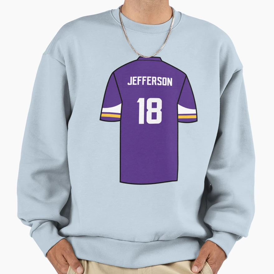 JJ Jersey Sweatshirt - Aesthetic Graphic Men Women - T-Shirt, Sweatshirt, Hoodie