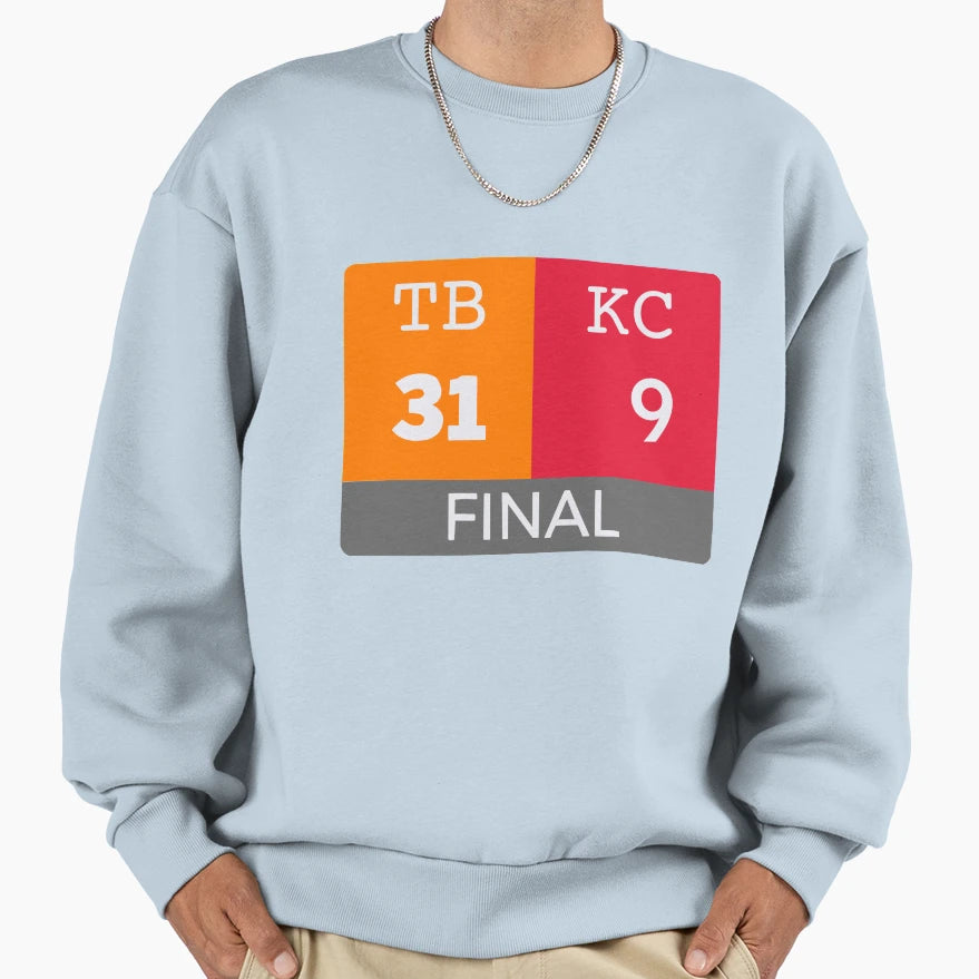 Super Bowl Lv 2021 Chiefs Bucs Sweatshirt - Custom Art Print for Adults - T-Shirt, Sweatshirt, Hoodie