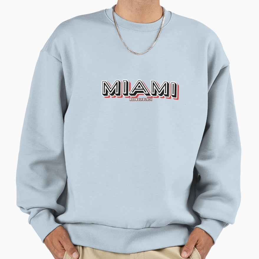 Miami Sweatshirt - Novelty Apparel for Adults - T-Shirt, Sweatshirt, Hoodie