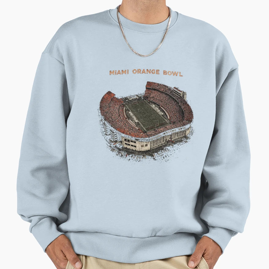 Miami Orange Bowl Legendary Sweatshirt - Minimalist Print Men Women - T-Shirt, Sweatshirt, Hoodie
