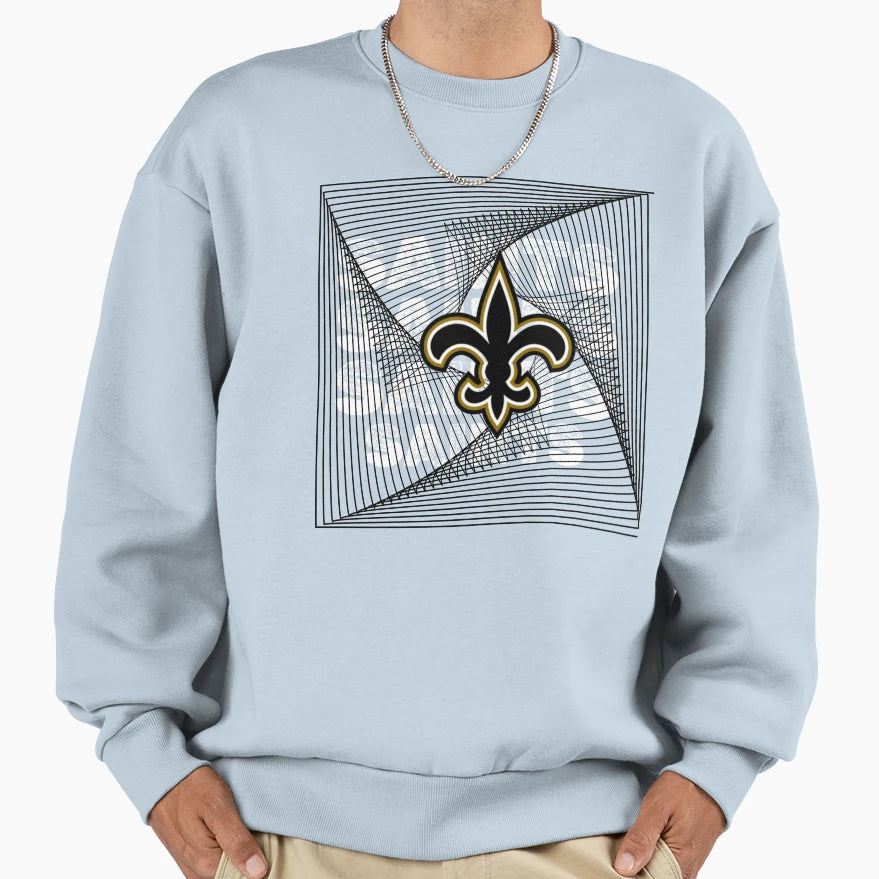 New Orleans Saints Sweatshirt - Custom Art Print Men Women - T-Shirt, Sweatshirt, Hoodie