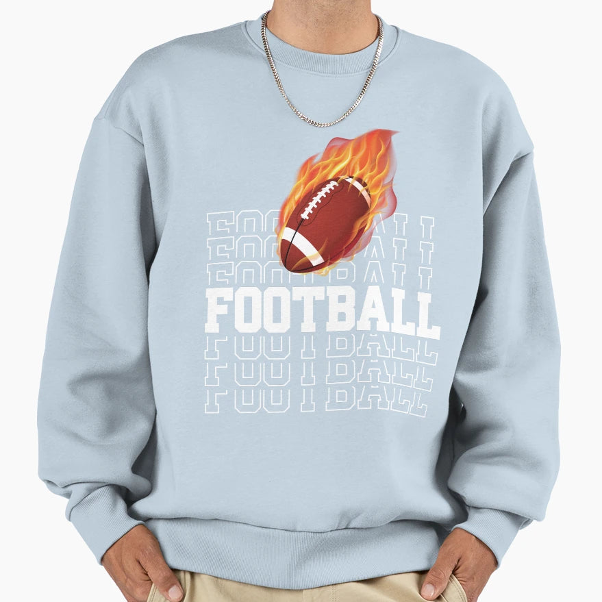 Game Day Football Love Football Sweatshirt - Aesthetic Graphic Men Women - T-Shirt, Sweatshirt, Hoodie