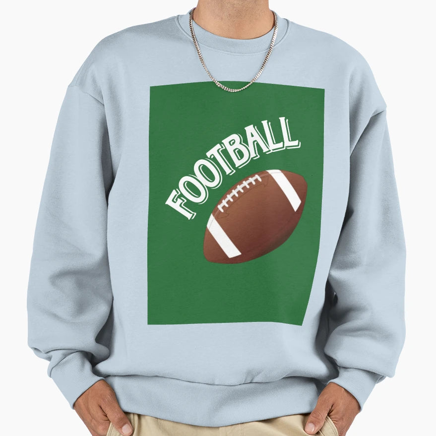Football Passion Sweatshirt - Minimalist Print Unisex - T-Shirt, Sweatshirt, Hoodie