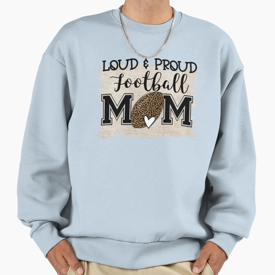 Football Mom Sweatshirt - Trendy Graphic Unisex - T-Shirt, Sweatshirt, Hoodie