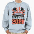 Los Angeles 2026 Palm Tree Sunset V21 T-Shirt - Trendy Graphic for Adults - T-Shirt, Sweatshirt, Hoodie