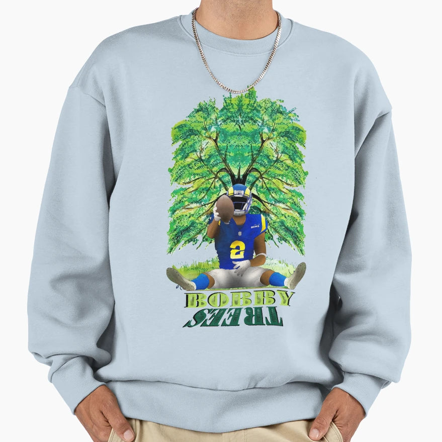 Bobby W Trees Sweatshirt - Novelty Apparel for Adults - T-Shirt, Sweatshirt, Hoodie
