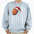 Football Brother American Flag Sweatshirt - Custom Art Print Unisex - T-Shirt, Sweatshirt, Hoodie