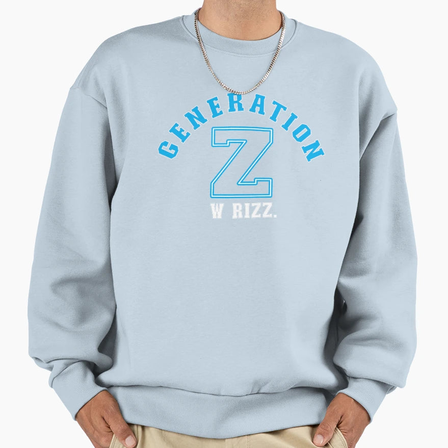 Generation Z Funny Gen Z T-Shirt - Custom Art Print for Adults - T-Shirt, Sweatshirt, Hoodie