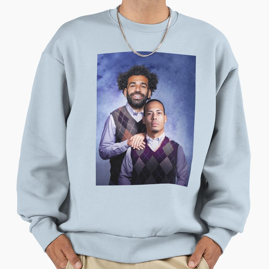 Mo Salah Van Dijk Sweatshirt - Casual Everyday Wear Unisex - T-Shirt, Sweatshirt, Hoodie
