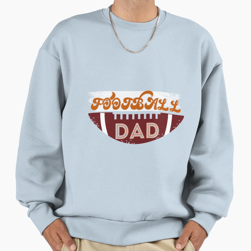 Football Dad Birthday Day Gift T-Shirt - Casual Everyday Wear for Adults - T-Shirt, Sweatshirt, Hoodie