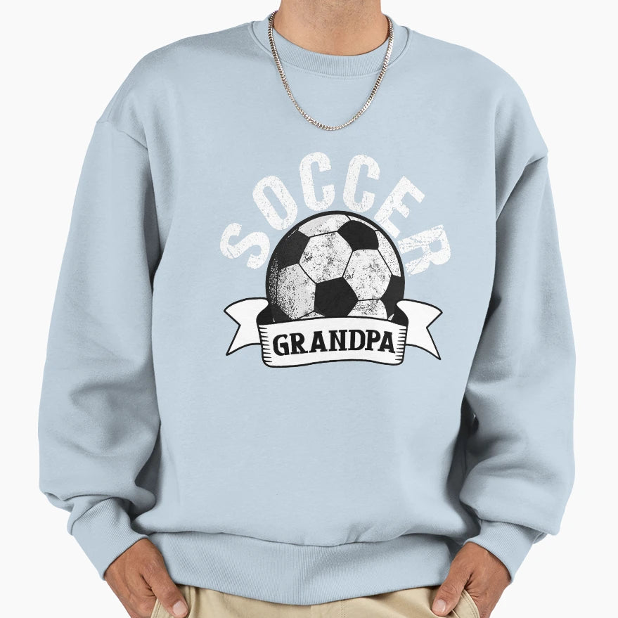 Soccer Grandpa Soccer Player Funny Sweatshirt - Minimalist Print Unisex - T-Shirt, Sweatshirt, Hoodie