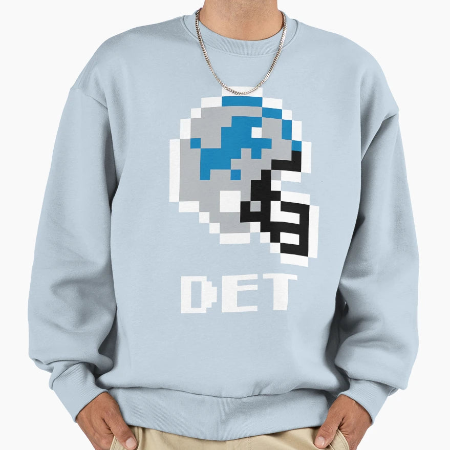 Detroit Lions Tecmo Super Bowl Sweatshirt - Unique Graphic Men Women - T-Shirt, Sweatshirt, Hoodie