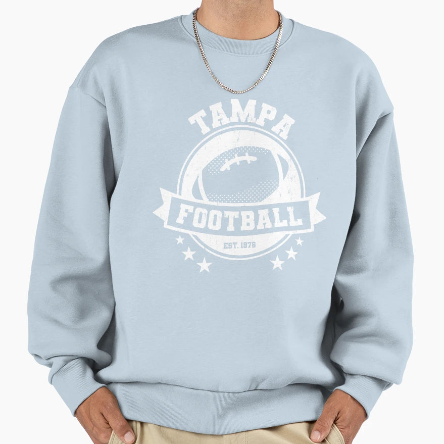 Tampa Football Team League Sports Sweatshirt - Graphic Print Unisex - T-Shirt, Sweatshirt, Hoodie