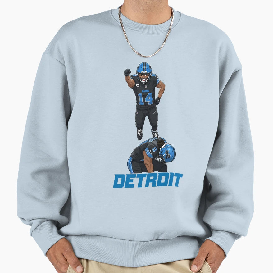 Detroit Grit 313 Flying High Sweatshirt - Custom Art Print for Adults - T-Shirt, Sweatshirt, Hoodie