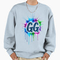 Gg Minimal Gamer Ink Art Sweatshirt - Custom Art Print for Adults - T-Shirt, Sweatshirt, Hoodie