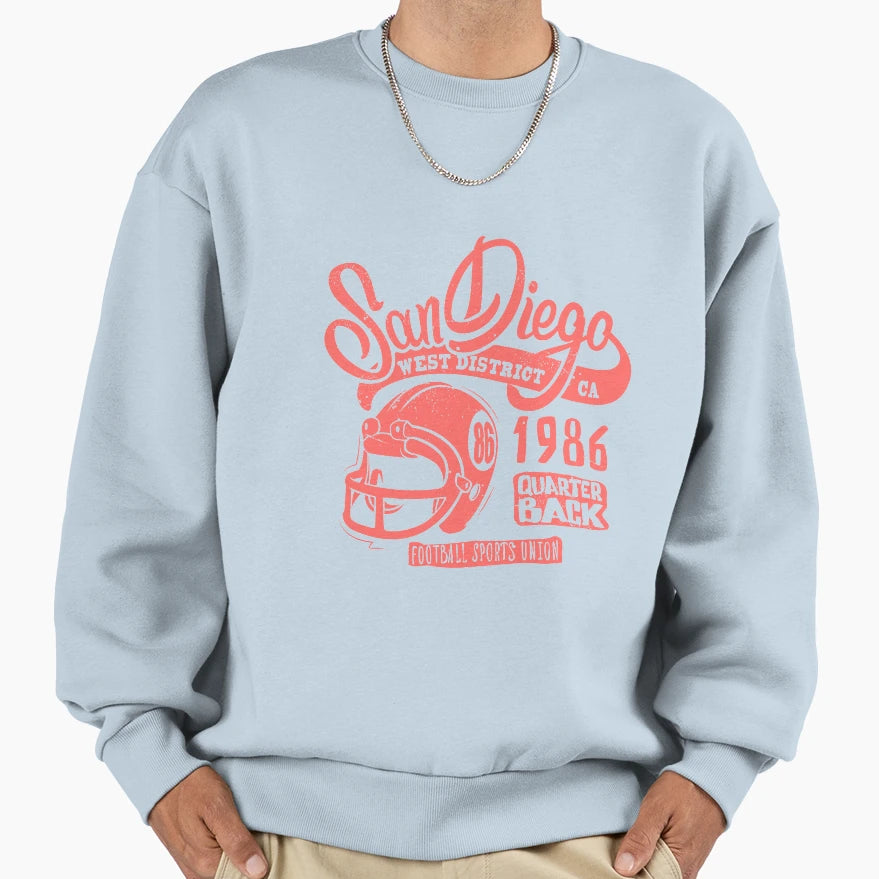 Football Sports Sweatshirt - Aesthetic Graphic for Adults - T-Shirt, Sweatshirt, Hoodie