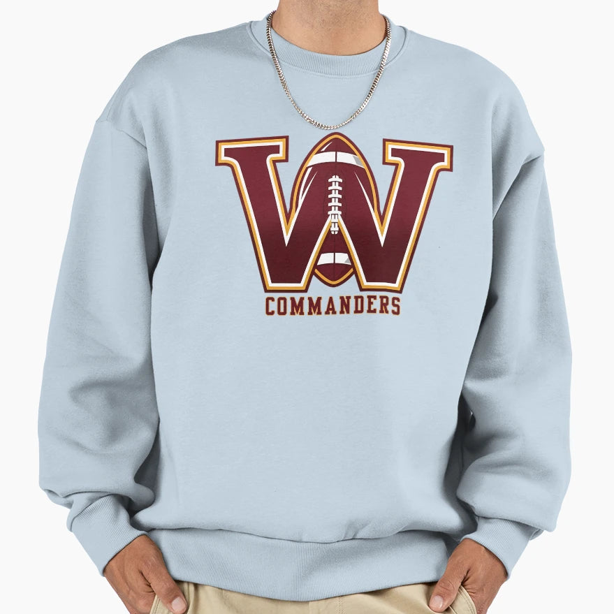 Washington Commanders Sweatshirt - Casual Everyday Wear Unisex - T-Shirt, Sweatshirt, Hoodie