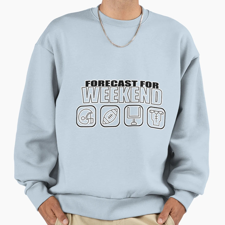 Weekend Prediction Ball Sports Sweatshirt - Fun Novelty Design Men Women - T-Shirt, Sweatshirt, Hoodie