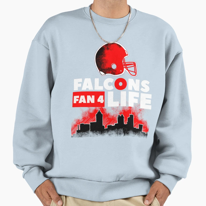 Art Atlanta Falcons Sweatshirt - Graphic Print for Adults - T-Shirt, Sweatshirt, Hoodie