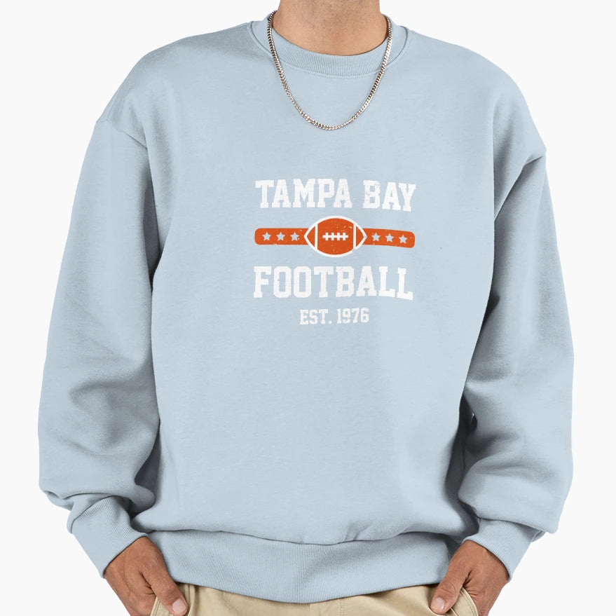 Tampa Bay Football American Football Sweatshirt - Unique Graphic Men Women - T-Shirt, Sweatshirt, Hoodie