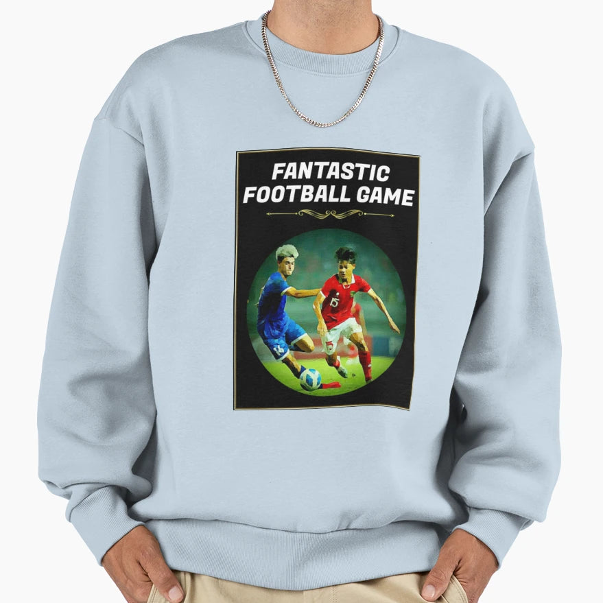 Fantastic Football Game Sweatshirt - Aesthetic Graphic Unisex - T-Shirt, Sweatshirt, Hoodie